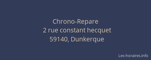 Chrono-Repare