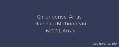 Chronodrive  Arras