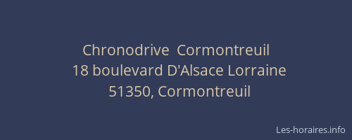 Chronodrive  Cormontreuil