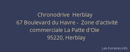 Chronodrive  Herblay