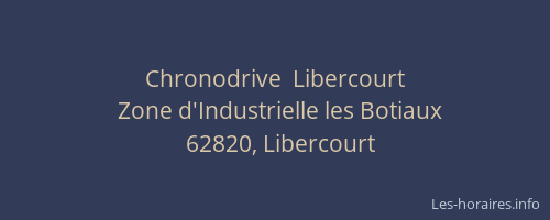 Chronodrive  Libercourt