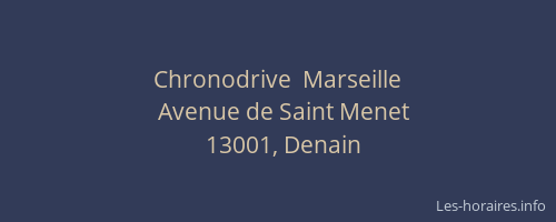 Chronodrive  Marseille