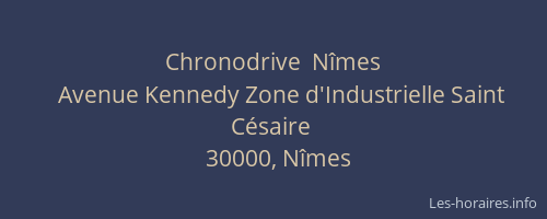 Chronodrive  Nîmes