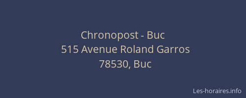 Chronopost - Buc