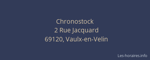 Chronostock
