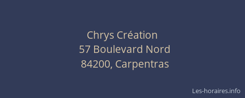 Chrys Création