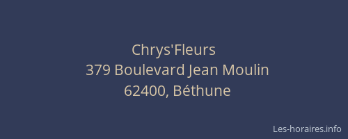 Chrys'Fleurs