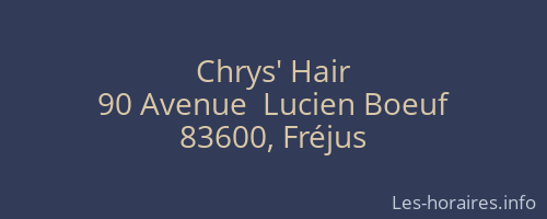 Chrys' Hair