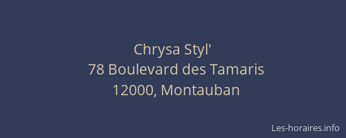 Chrysa Styl'