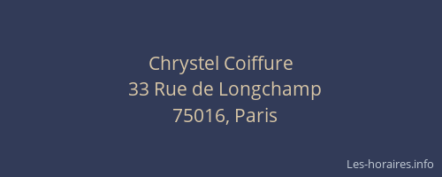 Chrystel Coiffure