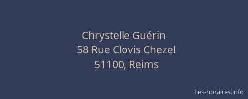 Chrystelle Guérin