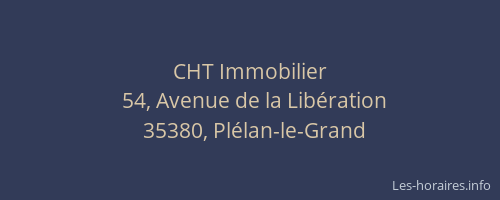 CHT Immobilier