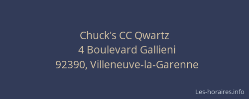Chuck's CC Qwartz