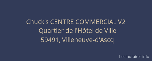 Chuck's CENTRE COMMERCIAL V2