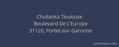 Chullanka Toulouse