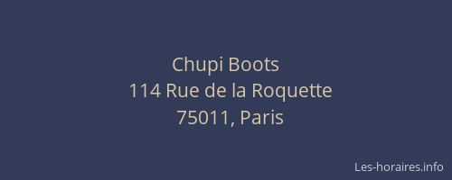 Chupi Boots