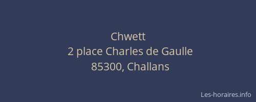 Chwett