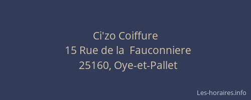 Ci'zo Coiffure