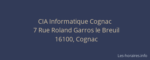 CIA Informatique Cognac