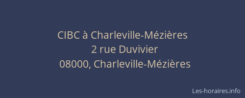 CIBC à Charleville-Mézières