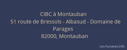 CIBC à Montauban