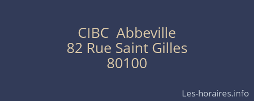 CIBC  Abbeville