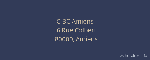 CIBC Amiens
