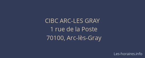 CIBC ARC-LES GRAY
