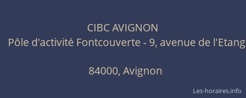 CIBC AVIGNON