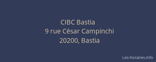 CIBC Bastia