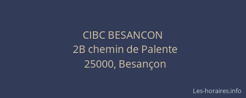 CIBC BESANCON