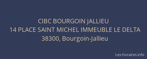 CIBC BOURGOIN JALLIEU