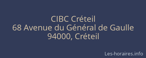 CIBC Créteil