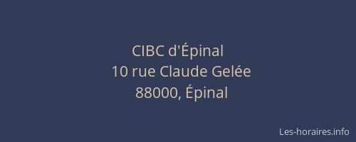CIBC d'Épinal