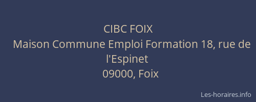 CIBC FOIX