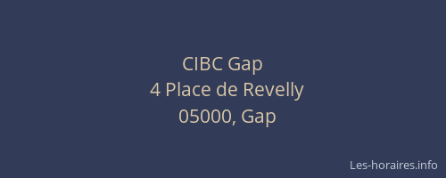 CIBC Gap