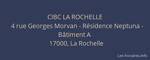 CIBC LA ROCHELLE