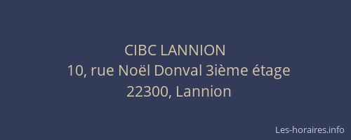 CIBC LANNION