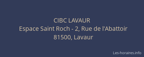 CIBC LAVAUR