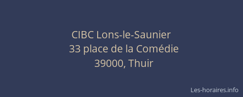 CIBC Lons-le-Saunier