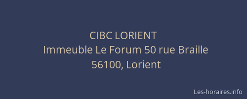 CIBC LORIENT