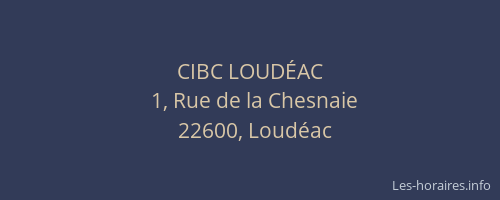 CIBC LOUD&Eacute;AC