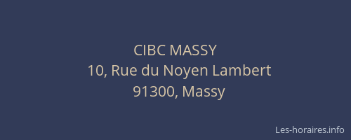 CIBC MASSY