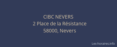 CIBC NEVERS