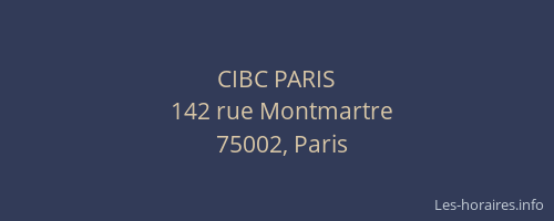 CIBC PARIS