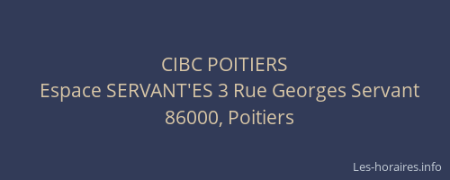 CIBC POITIERS
