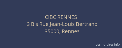 CIBC RENNES