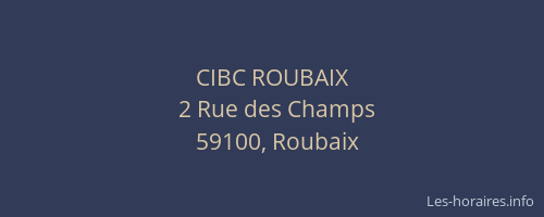 CIBC ROUBAIX