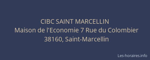 CIBC SAINT MARCELLIN