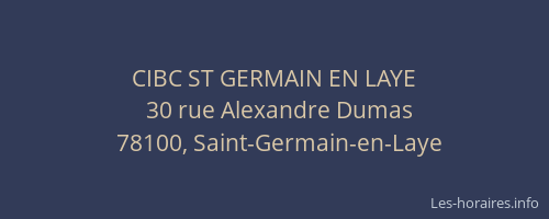 CIBC ST GERMAIN EN LAYE